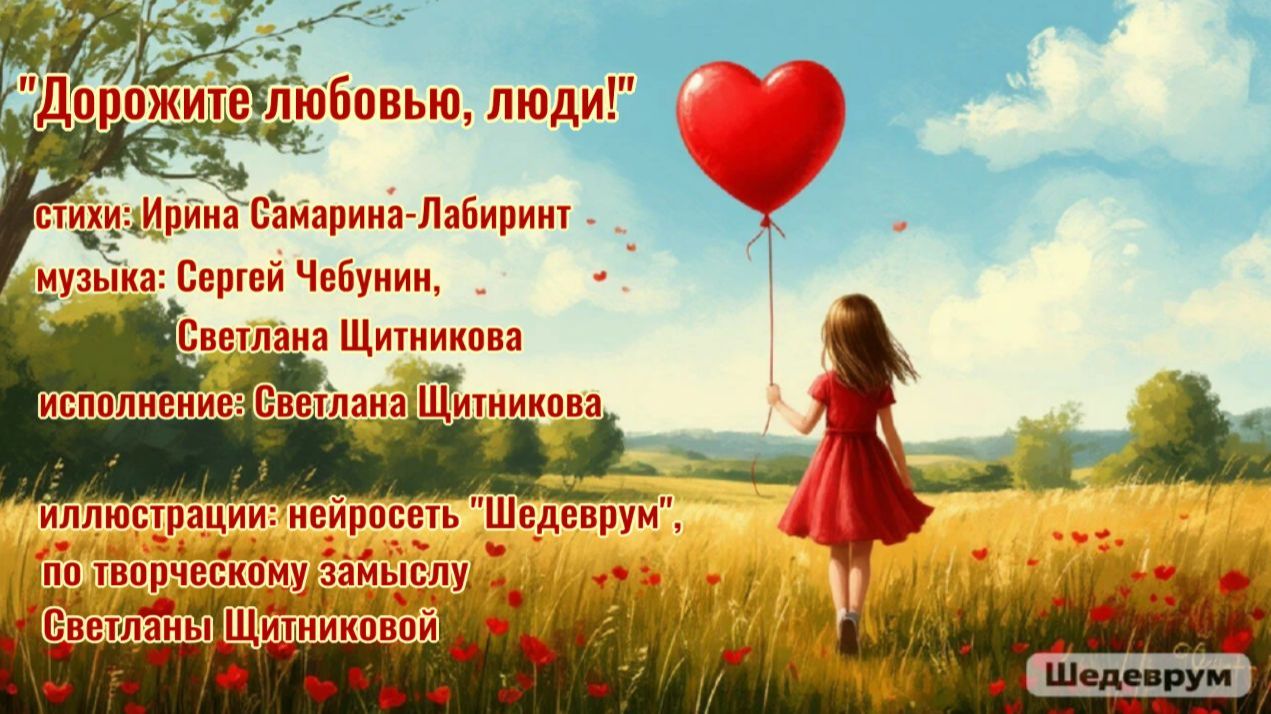 ♪ Дорожите любовью, люди! (на стихи Ирины Самариной-Лабиринт) смотреть онлайн