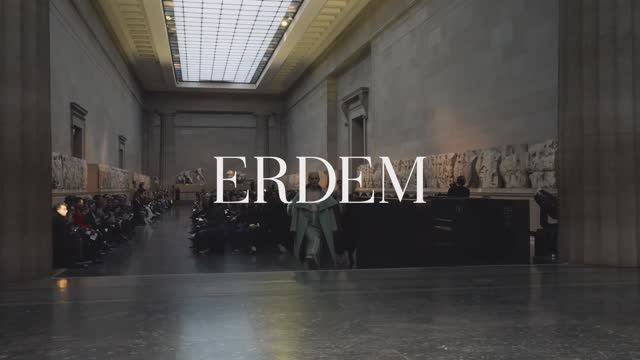 Показ женской коллекции Erdem осень-зима 2024-2025