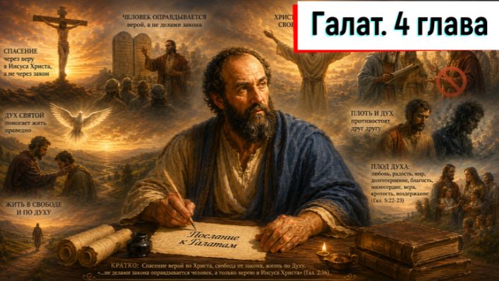 Галатам 4:1-31