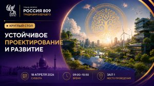 Круглый стол «Устойчивое проектирование и развитие» | Россия 809