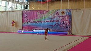22.05.2026 Власова Елизавета, булавы (дебют), «Новогорские звездочки» турнир, Новогорск.