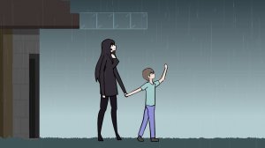 Эндермен и дождь. Анимация Minecraft