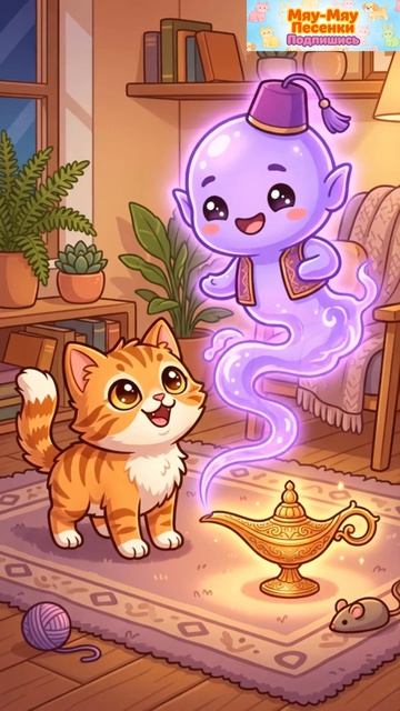 Котёнок Гав и волшебная лампа | Поставь лайк, чтобы появился джинн 🧞😿😻