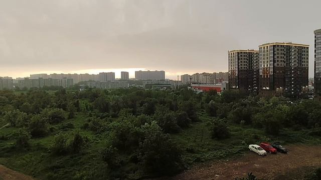Гром и молния свалились на Анапу сейчас