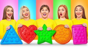 Геометрический Челлендж с Едой # Смешные Моменты с Multi DO Joy