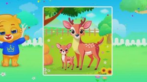 Детский развивающий мультфильм, пазлы, головоломка.