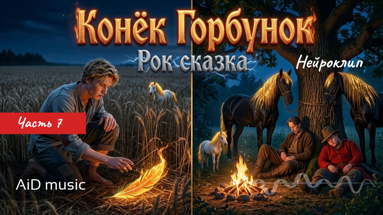 Рок сказка часть 7 - Конёк-Горбунок – о верном друге и царе-дураке | Сказка Ершова в метал-обработке