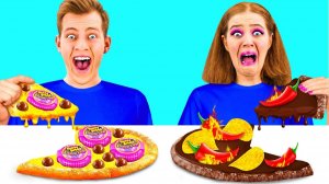Укрась Пиццу Челлендж # Вкусные Кухонные Лайфхаки от 4Teen Challenge