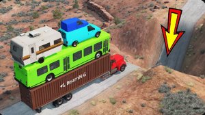 Автомобили против ям | BeamNG.drive