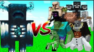 ВАРДЕН ПРОТИВ ВСЕХ НОВЫХ МОБОВ В МАЙНКРАФТЕ!! MINECRACT EPIC BATTLE!