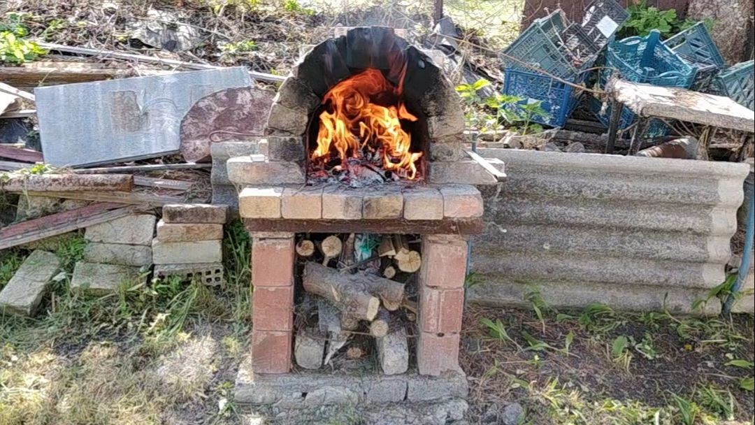 Работаем и жарим колбаски с Мишей 20.05.26