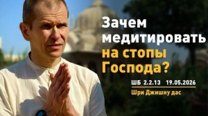 Зачем медитировать на лотосные стопы Господа? Шри Джишну прабху