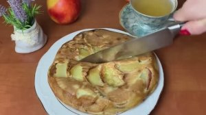 За 5 минут ЯБЛОЧНЫЙ ПИРОГ на сковороде, который тает во рту! Быстрый и Вкусный Завтрак!