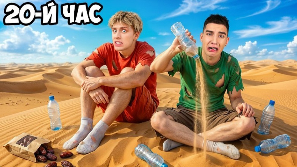 24 Часа в ПУСТЫНЕ в ДУБАЕ !