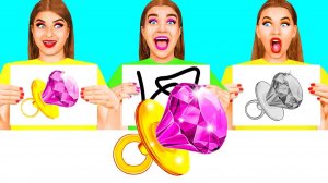 Кто лучше нарисует предмет, получит его # Лайфхаки для Рисования от BooBoom Challenge