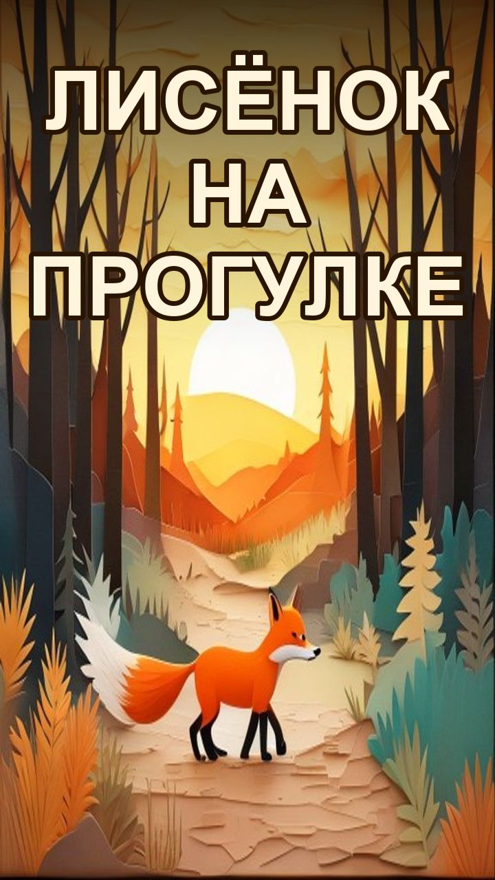 Лисёнок и вечерняя прогулка