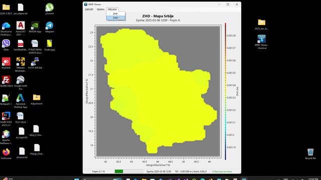 WMF Viewer - Vizuelizacija Troposferskih Parametara - визуализации тропосферных параметров