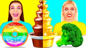 Шоколадный Фонтан Челлендж # Смешные ситуации с едой c BooBoom Challenge