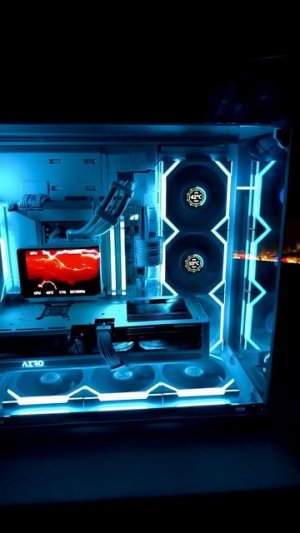 Lian Li Белый PCBuild Ryzen 9800x3d RTX5070Ti O11 Vision