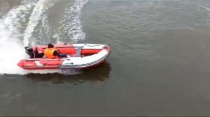 Полицейский разворот лодка Адмирал 375S PRO Lite