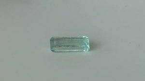 Октагон аквамарина  6х15 мм