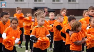 Подарок городу-юбиляру в стиле танца: жители «Западного» поздравили столицу Хакасии с 95-летием