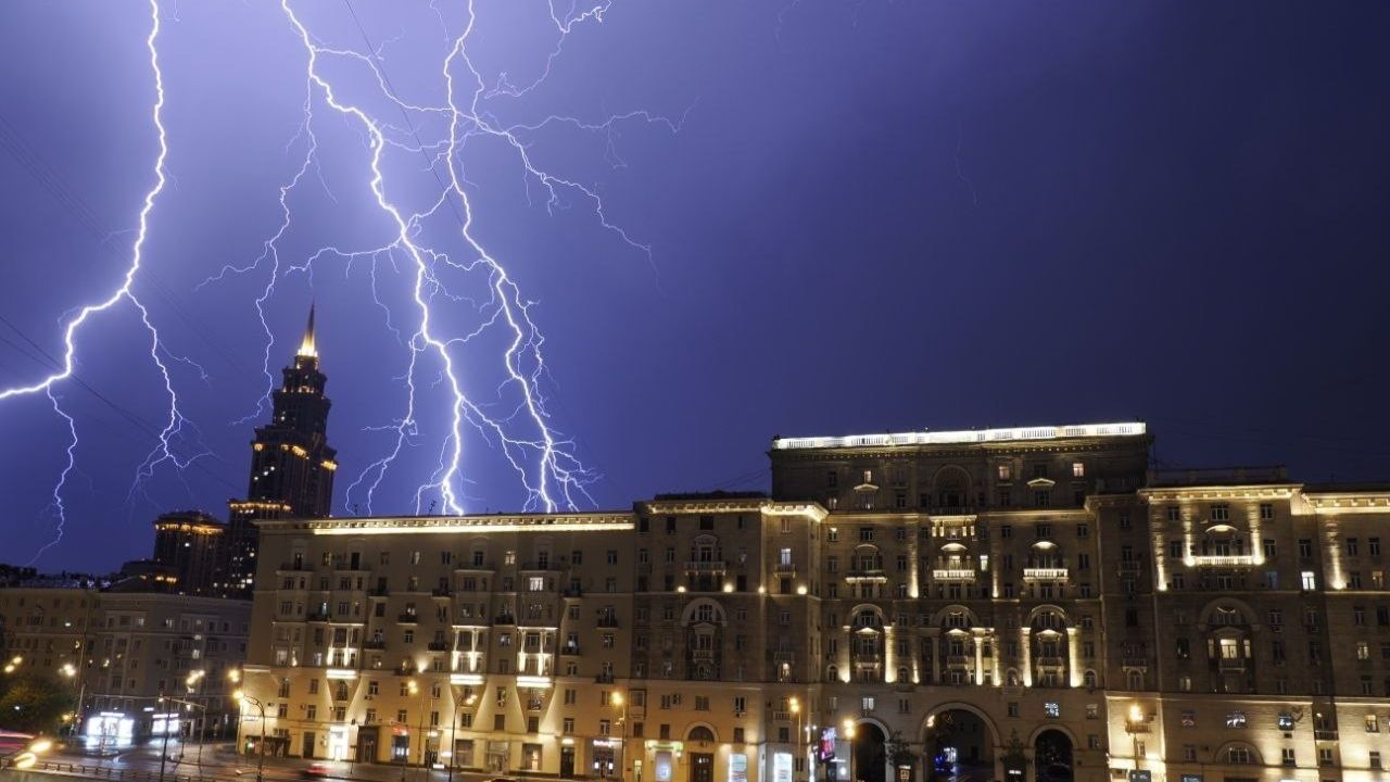Гроза в Москве. 22 Мая 2026