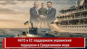 НАТО и ЕС поддержали украинский терроризм в Средиземном море