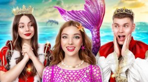 🔱 ЗОЛОТАЯ vs СЕРЕБРЯНАЯ РУСАЛКА! 💅 Наш Краш выбрал зануду вместо мажорок!