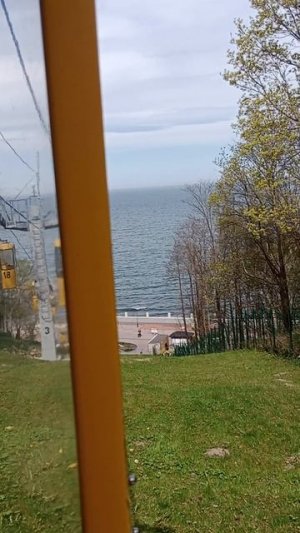 Светлогорск. Подвесная канатная дорога к Балтийскому морю.
