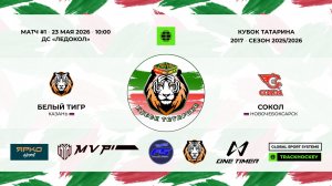 КУБОК ТАТАРИНА 23-24 мая Матч 1 «Белый тигр» г. Казань - «Сокол» г. Новочебоксарск