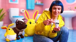 Шоколадка ждёт друзей с вкусным угощением, а Миними учится важному делу — ходить в туалет!