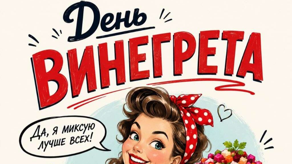 22 МАЯ.ДЕНЬ ВИНЕГРЕТА!.