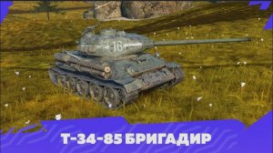 Т-34-85 Бригадир:НУЖНО ЛИ ПОТЕТЬ НА ПОБЕДЫ РАДИ ЭТОГО ТАНКА