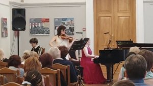 Штраус Соната для скрипки и фортепиано. Оксана Анисимова, скрипка, Дания Хайбуллина, фортепиано
