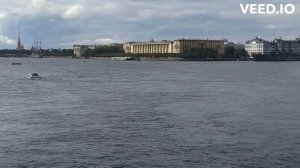 город-Герой Ленинград (Санкт-Петербург), Литейный мост, вид на р. Неву и Троицкий (Кировский) мост