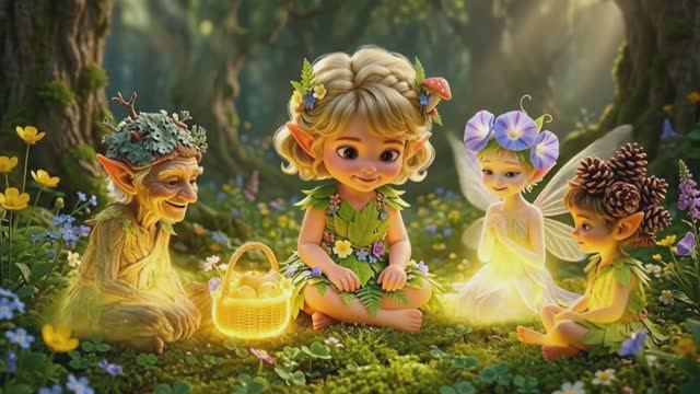 Волшебный сказочный лес🌿 Музыка для релаксации, исцеления. Мультики для детей. Мультики для малышей смотреть онлайн