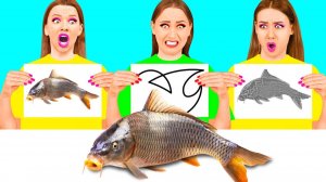 Кто лучше нарисует предмет, получит его # Лайфхаки для рисования от BooBoom Challenge
