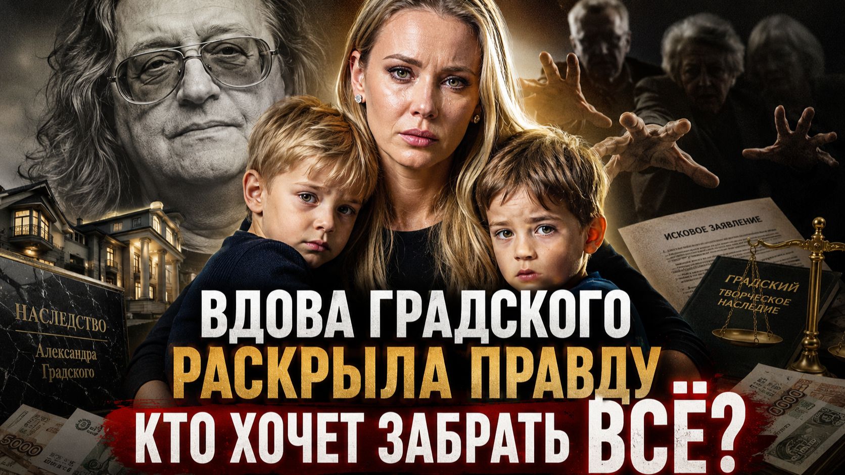 ВДОВА ГРАДСКОГО ВПЕРВЫЕ РАСКРЫЛА ПРАВДУ: кто хочет забрать ВСЁ у её маленьких детей!