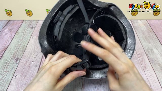 Шлем Rollo pro скейтбордный с маркерами для росписи и регулируемыми ремешками матовый серый 48-54 - видео