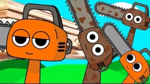 Sprunki OC Chainsaw - Танцевальная песня в гробу (кавер) СПРУНКИ БЕНЗОПИЛА
