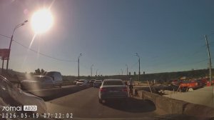 Внезапная велосипедистка