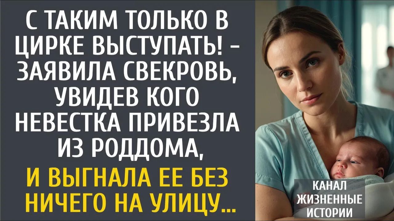 Истории из жизни С таким только в цирке выступать! - заявила свекровь, увидев кого из роддома…