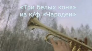 Караоке «Три белых коня»,  из к/ф «Чародеи», 1982г.