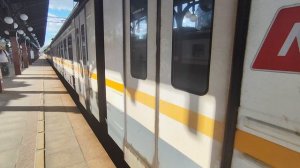 электропоезд ЭД4М-0471 N° Петкшки-Очаково Отправляется со станции Площадь трёх Вокзала