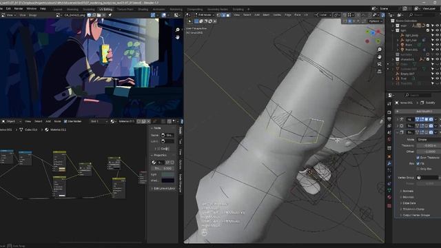 Coloso - A to Z of NPR Animation in Blender 25-4. Modeling & Rigging Practice - Body 13