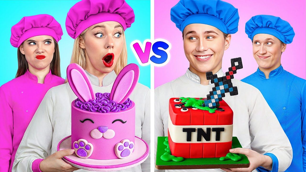 Кулинарный Челлендж# Мальчики VS Девочки # Эпичная Битва с Едой от Multi DO Smile