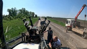 Hidromek 102b опять садим яблони