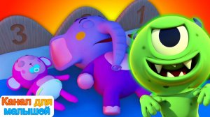 Ten in Bed # Песни Для Детей # русские песни для детей # All Babies Channel Russian