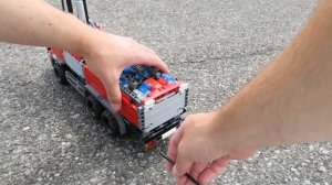 Lego Technic Airport Rescue Vehicle (MOC) - how it works
